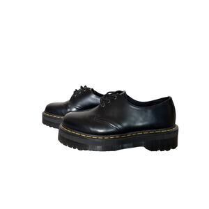 Dr. Martens 1461 Quad Air Ware Black Mens Size 11 Platform Leather Low Tie Boots
